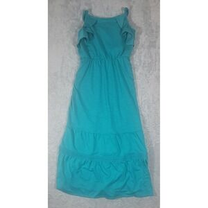 SO Womens Sundress Dress Size S 6-7 Teal Blue Preowned